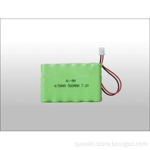 Super Hot Sales 4/5AAA 500mAh 7.2V Ni-MH Battery